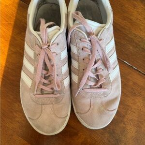 Adidas Cream and Pink Sneakers